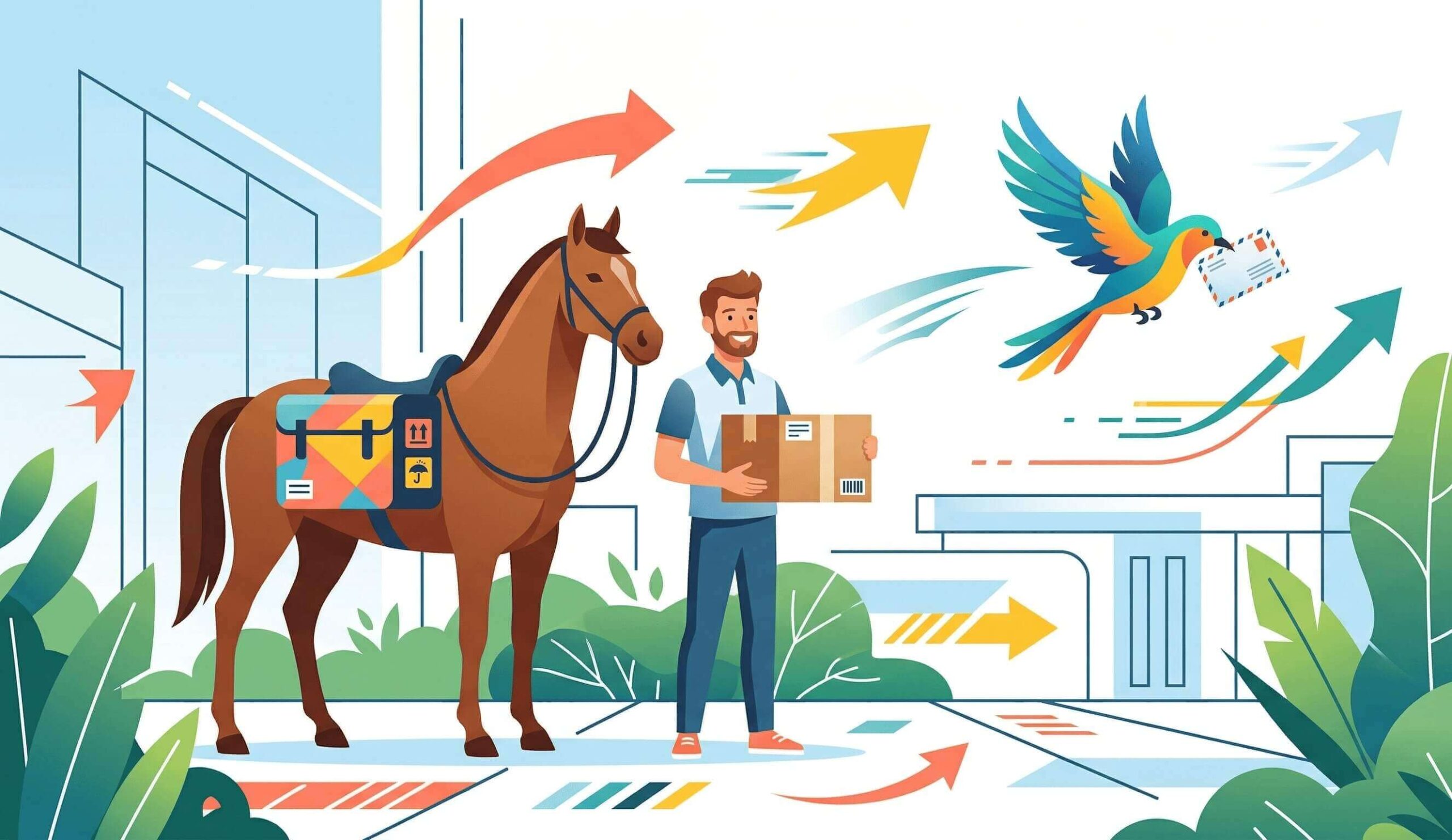 shipping and delivery policy vector image